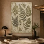 Pressed Herbarium Fern Wall Art Canvas Print - Image 7