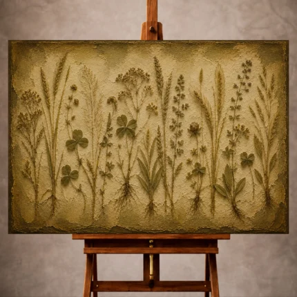 Herbarium Wall Art wall art print for elegant interiors