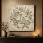 Eucalyptus Wreath Eucalyptus Wall Art Canvas Print - Image 8
