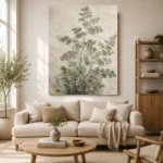 Textured Maidenhair Fern Wall Art Canvas Print - Image 10