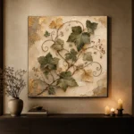 Ivy Vine Herbarium Wall Art Canvas Print - Image 8