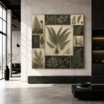 Herbarium Gallery Fern Wall Art Canvas Print - Image 5