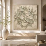 Eucalyptus Wreath Eucalyptus Wall Art Canvas Print - Image 10