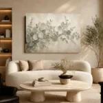 Trailing Branch Eucalyptus Wall Art Canvas Print - Image 7