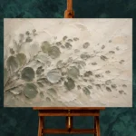 Windblown Eucalyptus Wall Art Canvas Print - Image 2