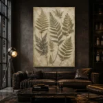 Pressed Herbarium Fern Wall Art Canvas Print - Image 5