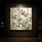 Layered Branch Eucalyptus Wall Art Canvas Print - Image 9
