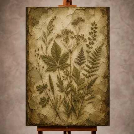 Herbarium Wall Art wall art print for elegant interiors