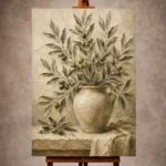 Olive Branch Wall Art wall art print for elegant interiors