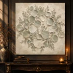 Eucalyptus Wreath Eucalyptus Wall Art Canvas Print - Image 4