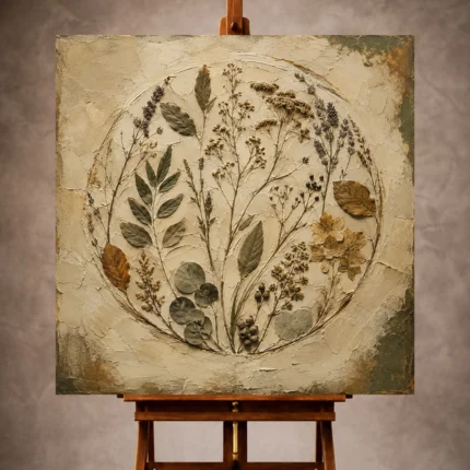 Herbarium Wall Art wall art print for elegant interiors