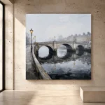 River Bridge London Cityscape Wall Art Canvas Print - Image 3