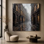 Brick Alley London Cityscape Wall Art Canvas Print - Image 7