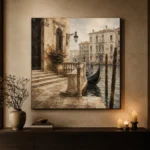 Venetian Palazzo Italian Cityscape Wall Art Canvas Print - Image 8