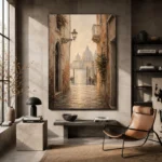 Venetian Passage Italian Cityscape Wall Art Canvas Print - Image 3