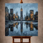 New York Cityscape Wall Art wall art print for elegant interiors