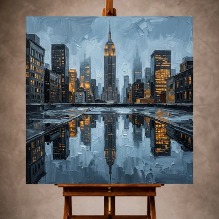 New York Cityscape Wall Art wall art print for elegant interiors