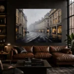 Regent Street London Cityscape Wall Art Canvas Print - Image 4
