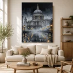 St Pauls Cathedral London Cityscape Wall Art Canvas Print - Image 10