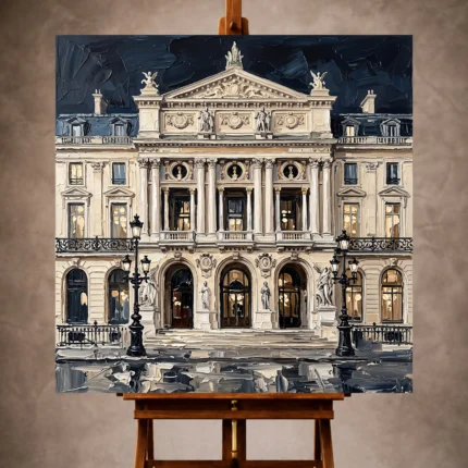 Paris Cityscape Wall Art wall art print for elegant interiors