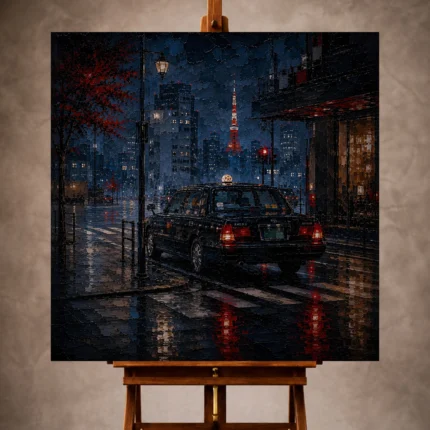 Cinematic Cityscapes wall art print for elegant interiors