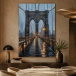 Brooklyn Bridge New York Cityscape Wall Art Canvas Print - Image 7