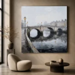 River Bridge London Cityscape Wall Art Canvas Print - Image 7