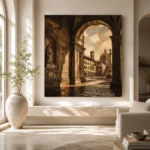Florentine Arch Italian Cityscape Wall Art Canvas Print - Image 10