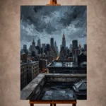New York Cityscape Wall Art wall art print for elegant interiors