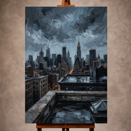 New York Cityscape Wall Art wall art print for elegant interiors