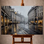 London Cityscape Wall Art wall art print for elegant interiors