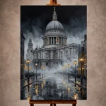 London Cityscape Wall Art wall art print for elegant interiors