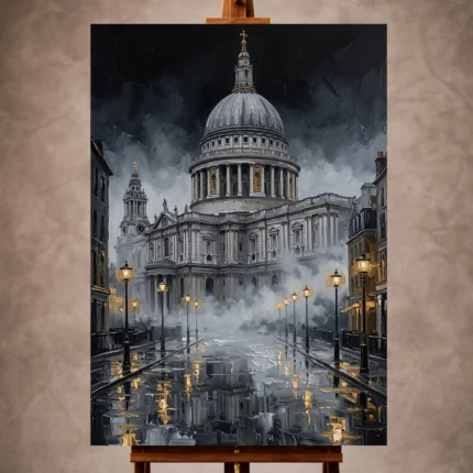 London Cityscape Wall Art wall art print for elegant interiors