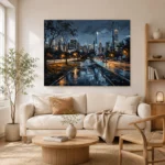 Central Park Skyline New York Cityscape Wall Art Canvas Print - Image 8