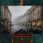 Regent Street London Cityscape Wall Art Canvas Print - Image 2