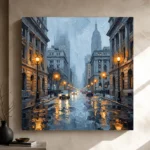Fifth Avenue Lamps New York Cityscape Wall Art Canvas Print - Image 11