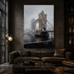Tower Bridge London Cityscape Wall Art Canvas Print - Image 5