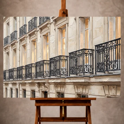 Paris Cityscape Wall Art wall art print for elegant interiors