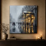Victorian Canopy London Cityscape Wall Art Canvas Print - Image 8