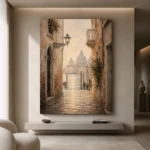 Venetian Passage Italian Cityscape Wall Art Canvas Print - Image 4