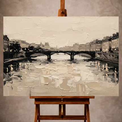 Paris Cityscape Wall Art wall art print for elegant interiors