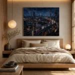 Tokyo Expressway Night Cinematic Cityscapes Canvas Print - Image 9