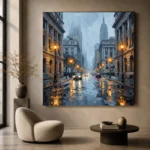 Fifth Avenue Lamps New York Cityscape Wall Art Canvas Print - Image 7
