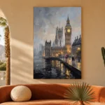 Big Ben London Cityscape Wall Art Canvas Print - Image 6