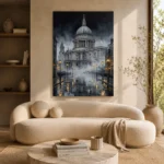 St Pauls Cathedral London Cityscape Wall Art Canvas Print - Image 9
