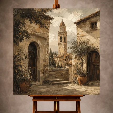 Italian Cityscape Wall Art wall art print for elegant interiors