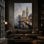 Big Ben London Cityscape Wall Art Canvas Print - Image 5
