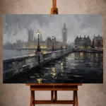 London Cityscape Wall Art wall art print for elegant interiors