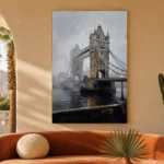 Tower Bridge London Cityscape Wall Art Canvas Print - Image 6
