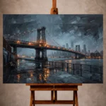 New York Cityscape Wall Art wall art print for elegant interiors